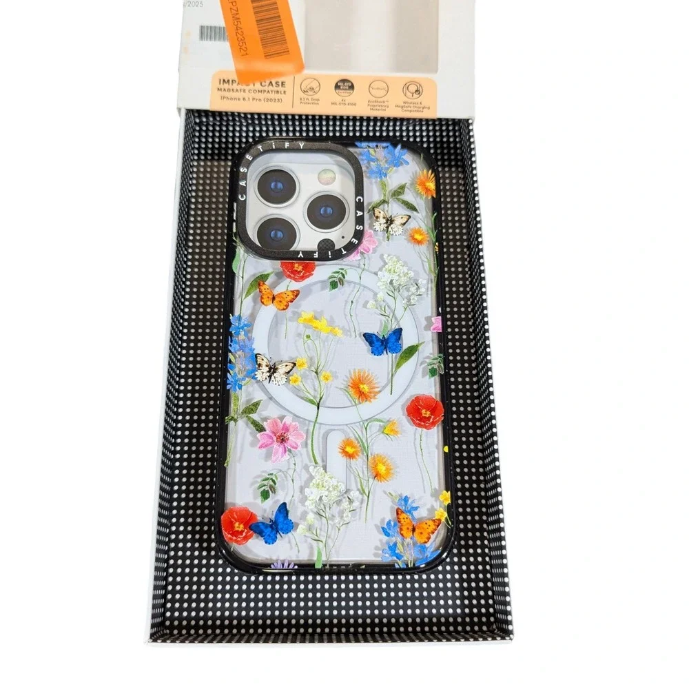 C3O CASETiFY Impact Case for MagSafe for Apple‎ iPhone 15 Pro - Ditsy Florals